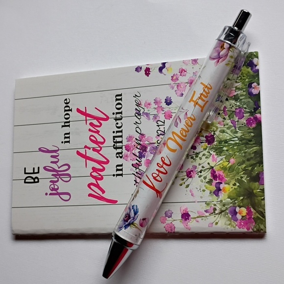 Inspirational Note Pad And Pen Set Ruled Notepad Ink Pen - Picture 4 of 6